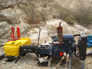 Los Ganchos Diesel Water Pump
