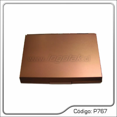 P767 PORTATARJ.BOLSILLO ALUMINIO COBRIZADO