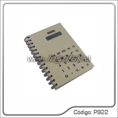 P912 CUADERNO CALCULADORA