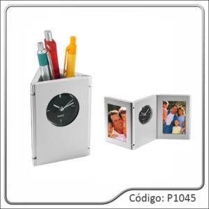 P1045 Porta Lápices Reloj