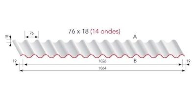 Fiche Corrugated Sheet 76 18 0