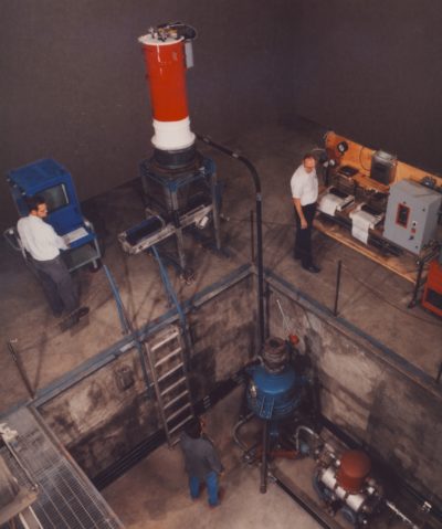 Jenike-Johanson-Pneumatic-conveying-test-loop