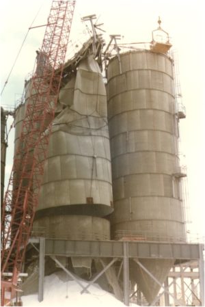 Silo-hopper-failure