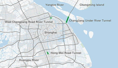 Road Tunnels In Shanghai