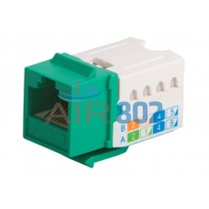 RJ45 Keystone Verde Cat6