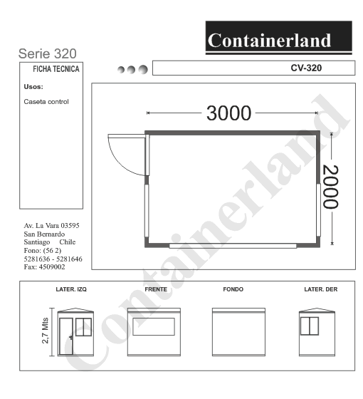 Contenedores Serie 320