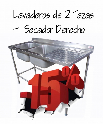 OFERTA EN LAVADEROS DOBLES