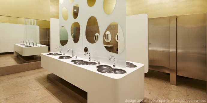 Corian® Para Divisiones De Inodoros